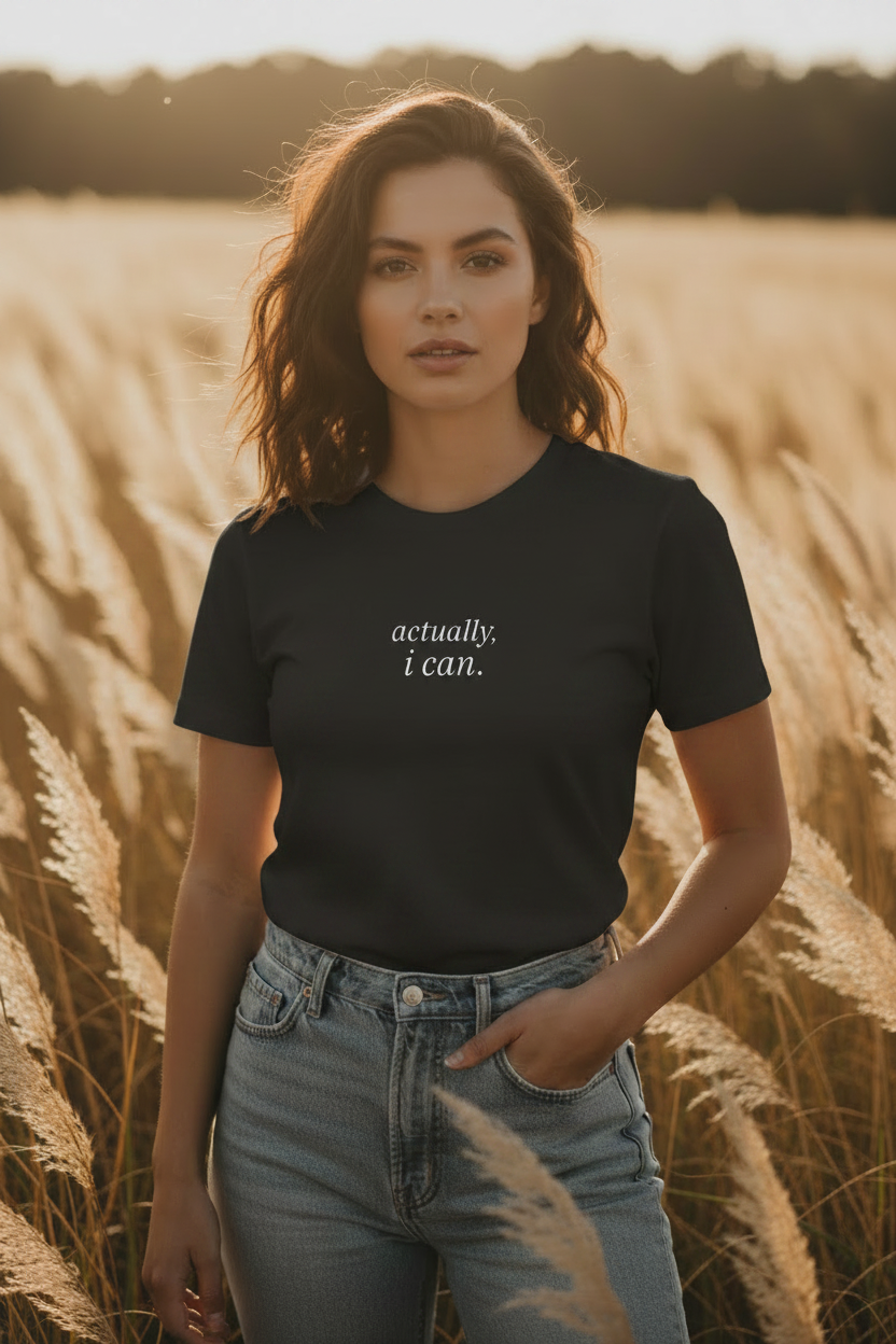 actually i can - black