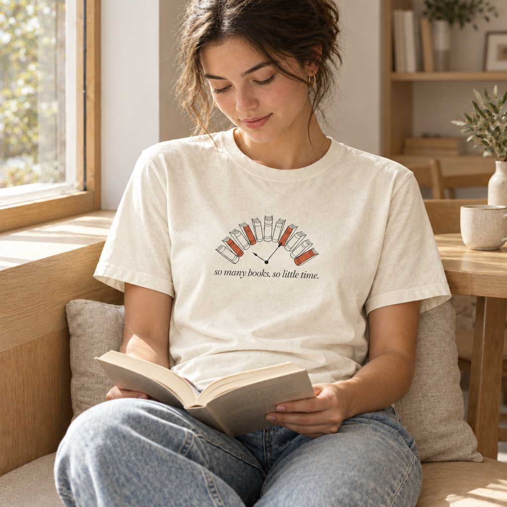 so many books, so little time. t-shirt