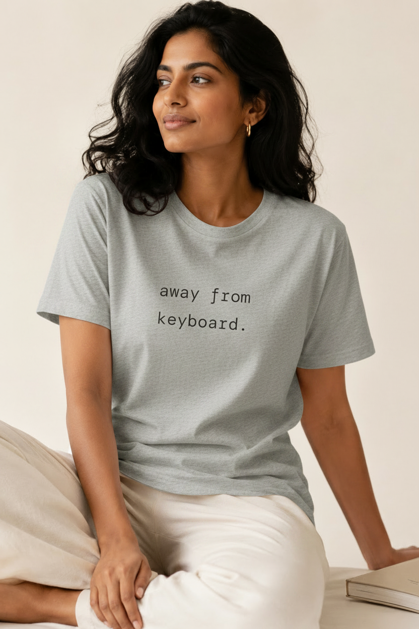 away from keyboard - athletic heather