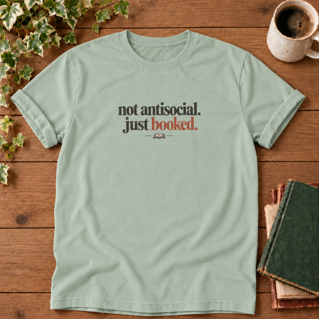 Not antisocial just booked Bay flat lay