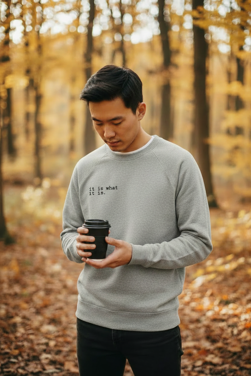 Athletic Heather lifestyle - black text