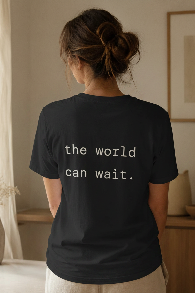 offline mode the world can wait - black