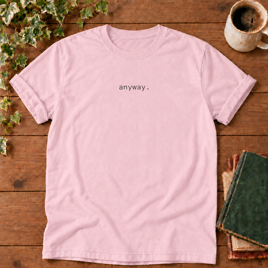 Anyway Blossom Comfort Colors 1717 flat lay