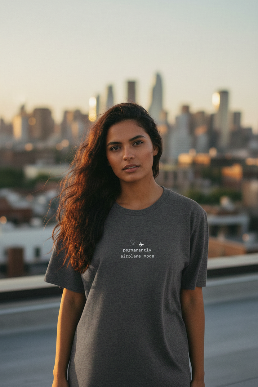 airplane mode - dark grey heather