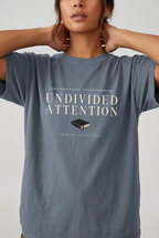 Blue Jean Undivided attention T-shirt close-up lifestyle