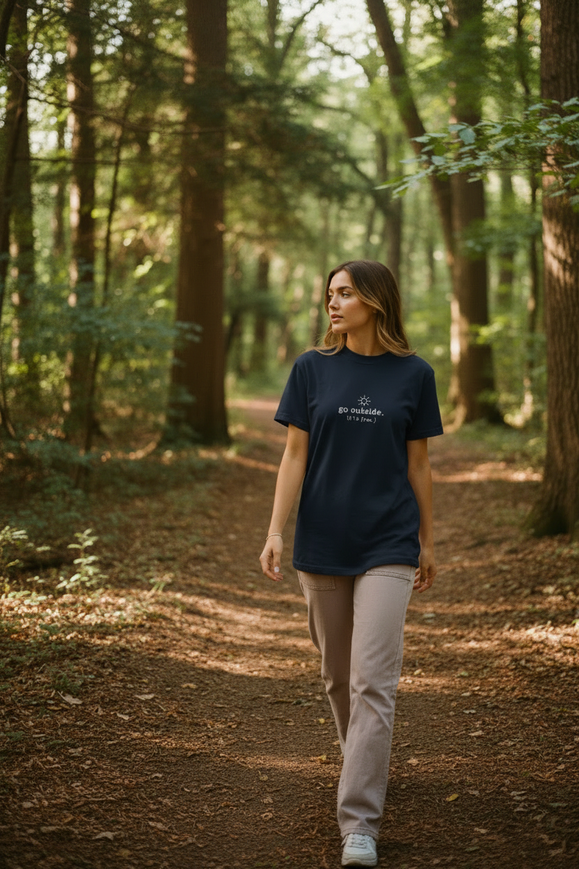 go outside forest - true navy