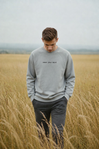 Grey Tri-Blend lifestyle - black text