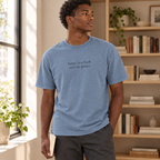 home is a book and no plans. t-shirt