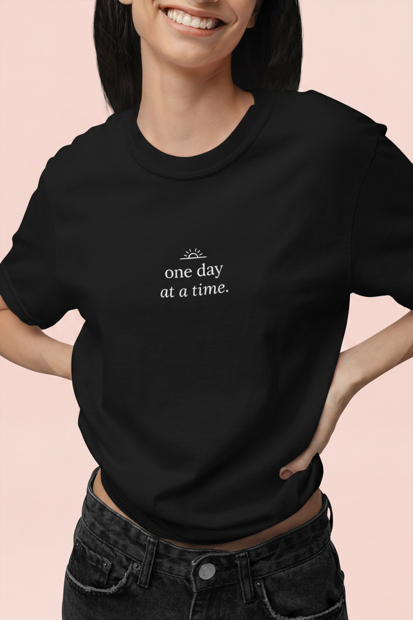 one day at a time - black