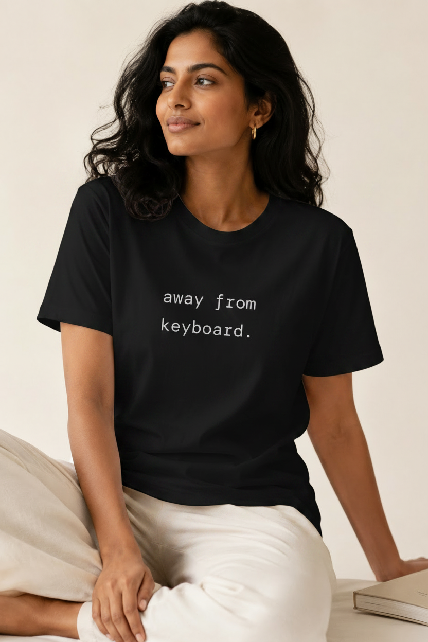 away from keyboard - black