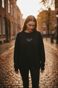 Offline Mode sweatshirt lifestyle shot - black