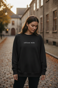Offline Mode sweatshirt lifestyle shot - black