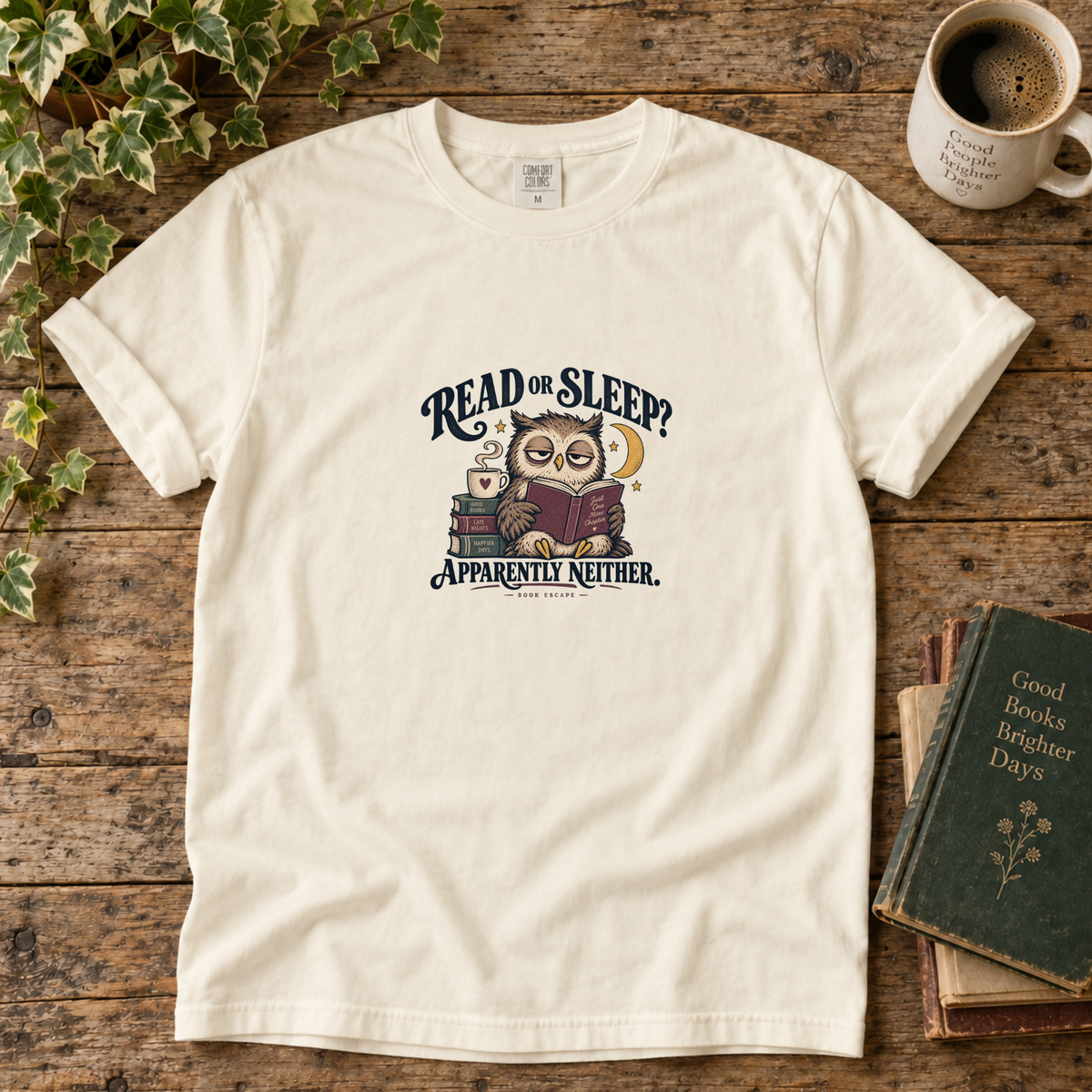 read or sleep? t-shirt