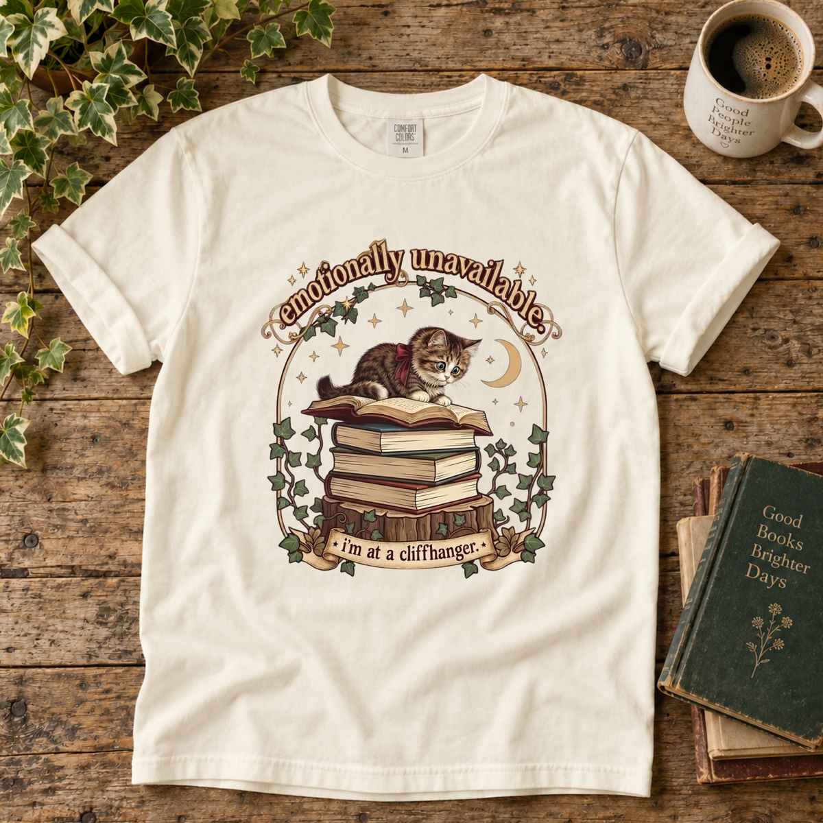 emotionally unavailable cat. t-shirt
