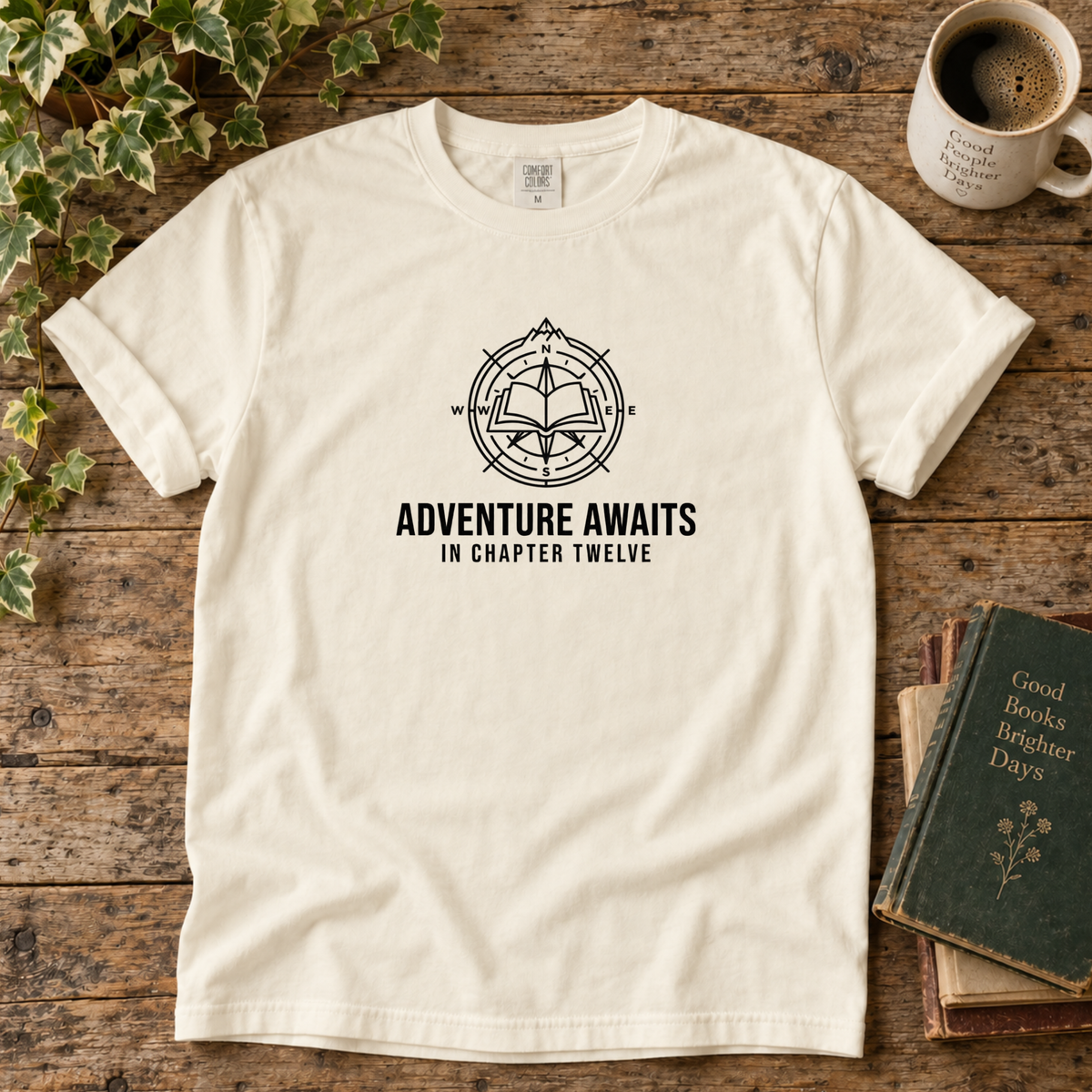 adventure awaits. t-shirt