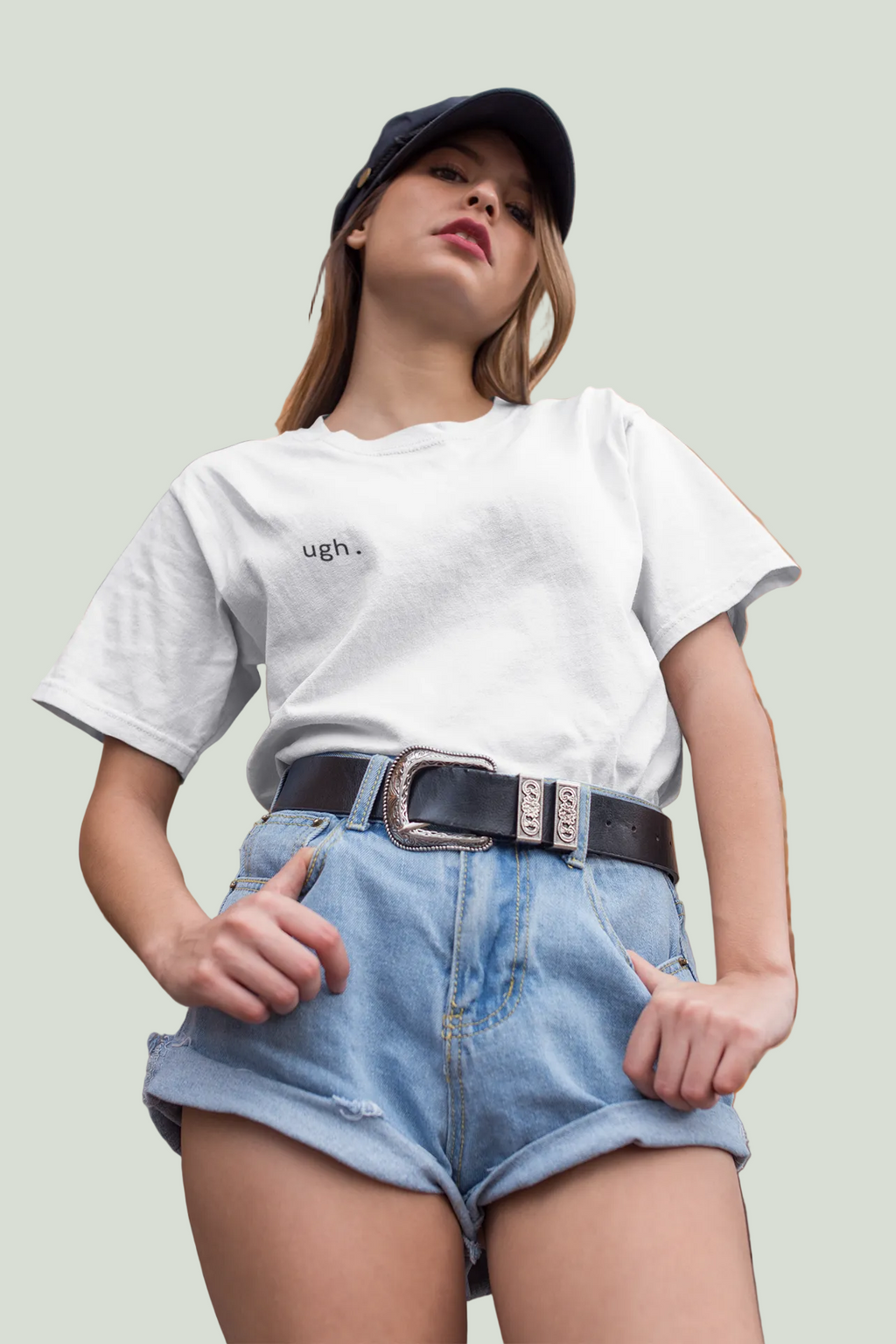 Ugh. T-Shirt | Minimalist Text | Regular Fit
