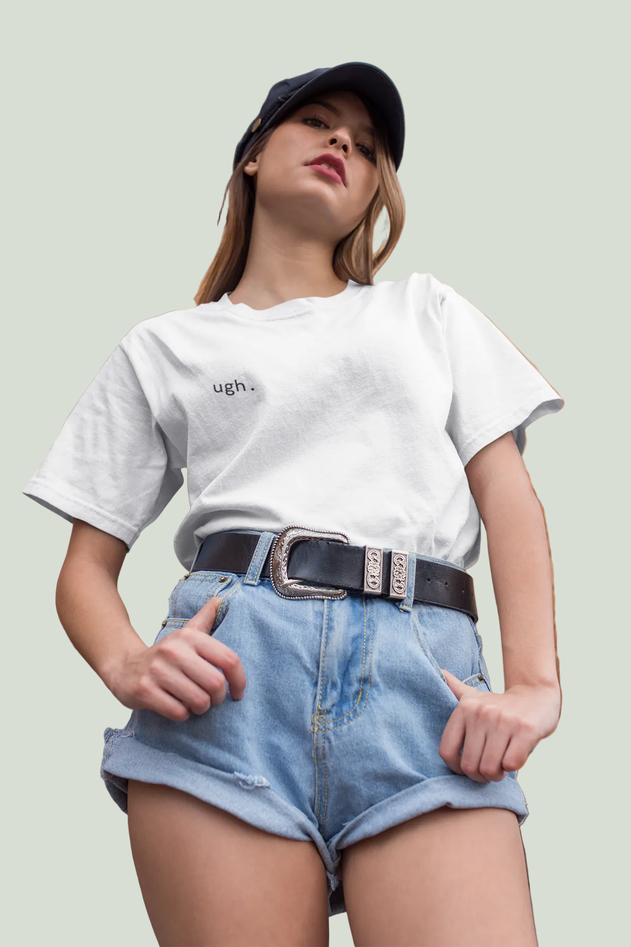 Ugh. T-Shirt | Minimalist Text | Regular Fit
