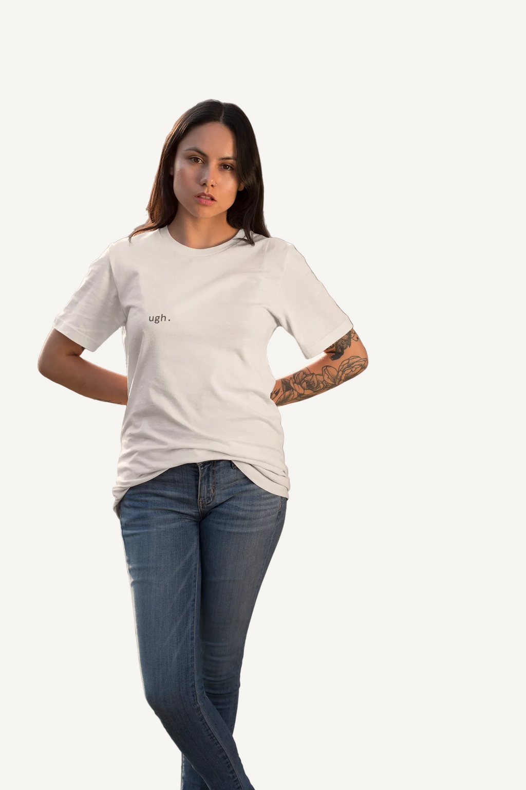 Ugh. T-Shirt | Minimalist Text | Regular Fit
