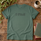 My people live in the margins, Blue Spruce mockup