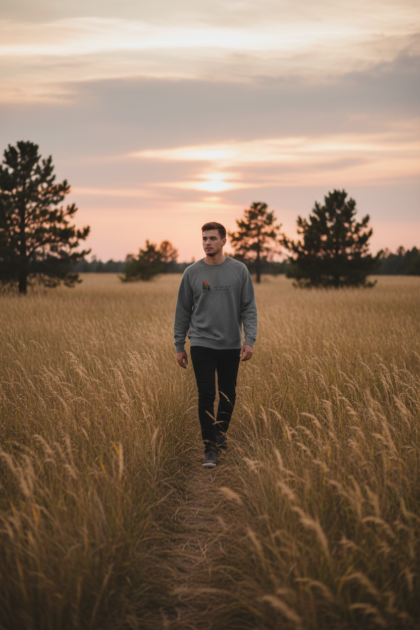 "Off the Grid. On Purpose." Sweatshirt | Cozy Crewneck
