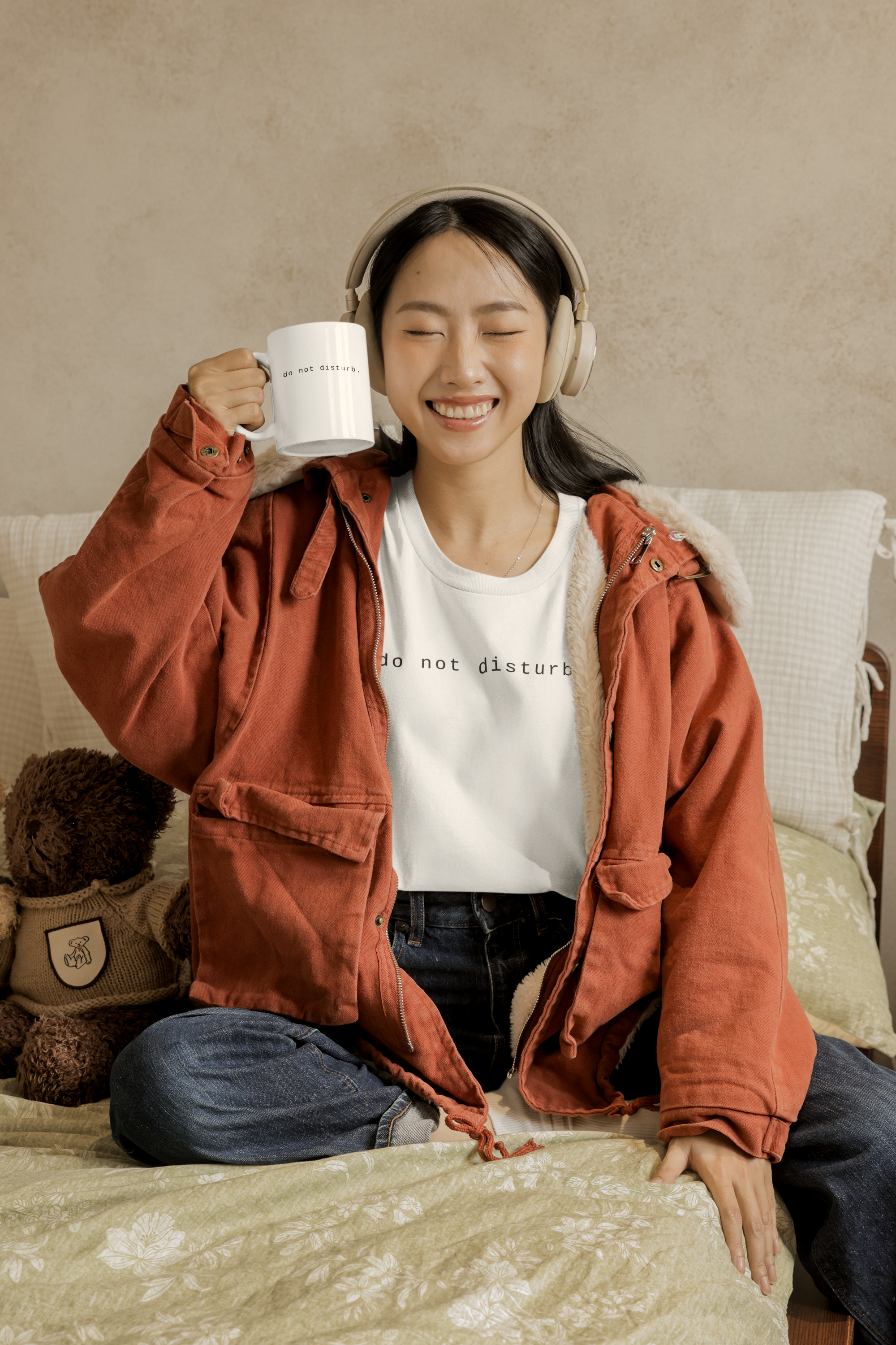 Do Not Disturb. T-Shirt | Minimalist Text | Regular Fit