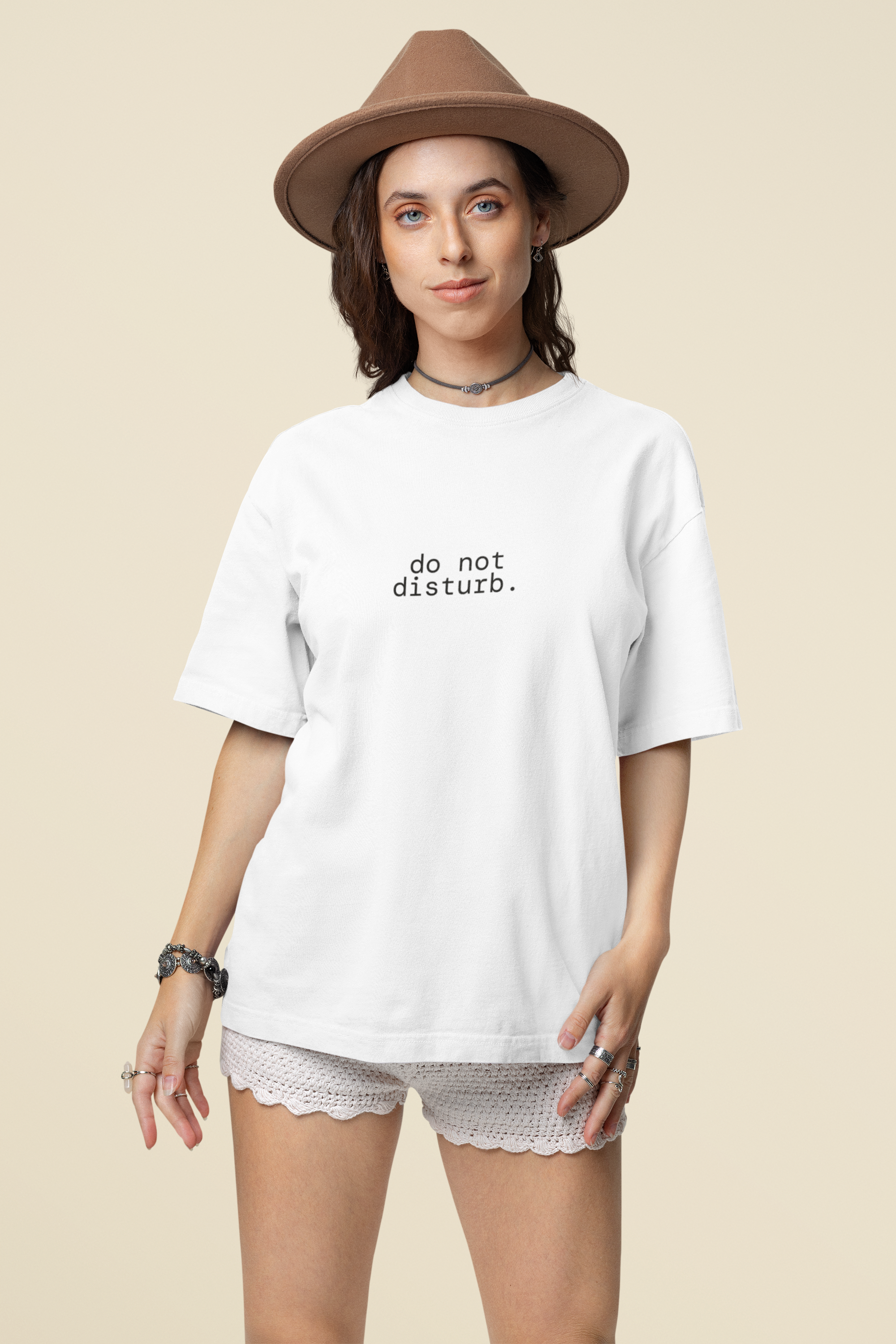 Do Not Disturb. T-Shirt | Minimalist Text | Regular Fit