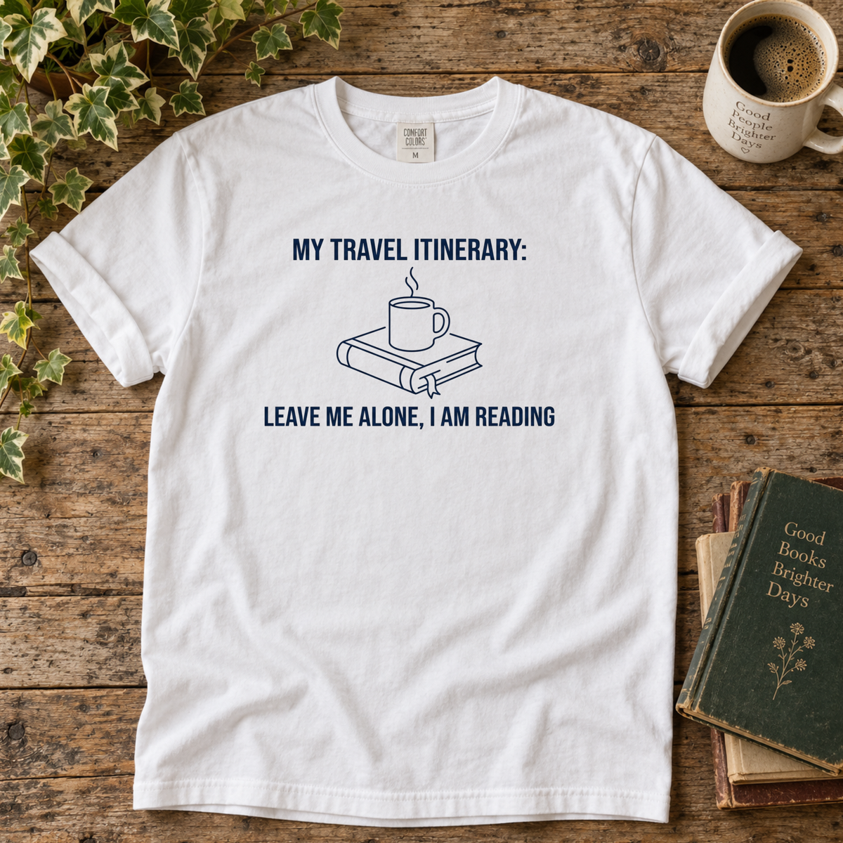 my travel itinerary. t-shirt